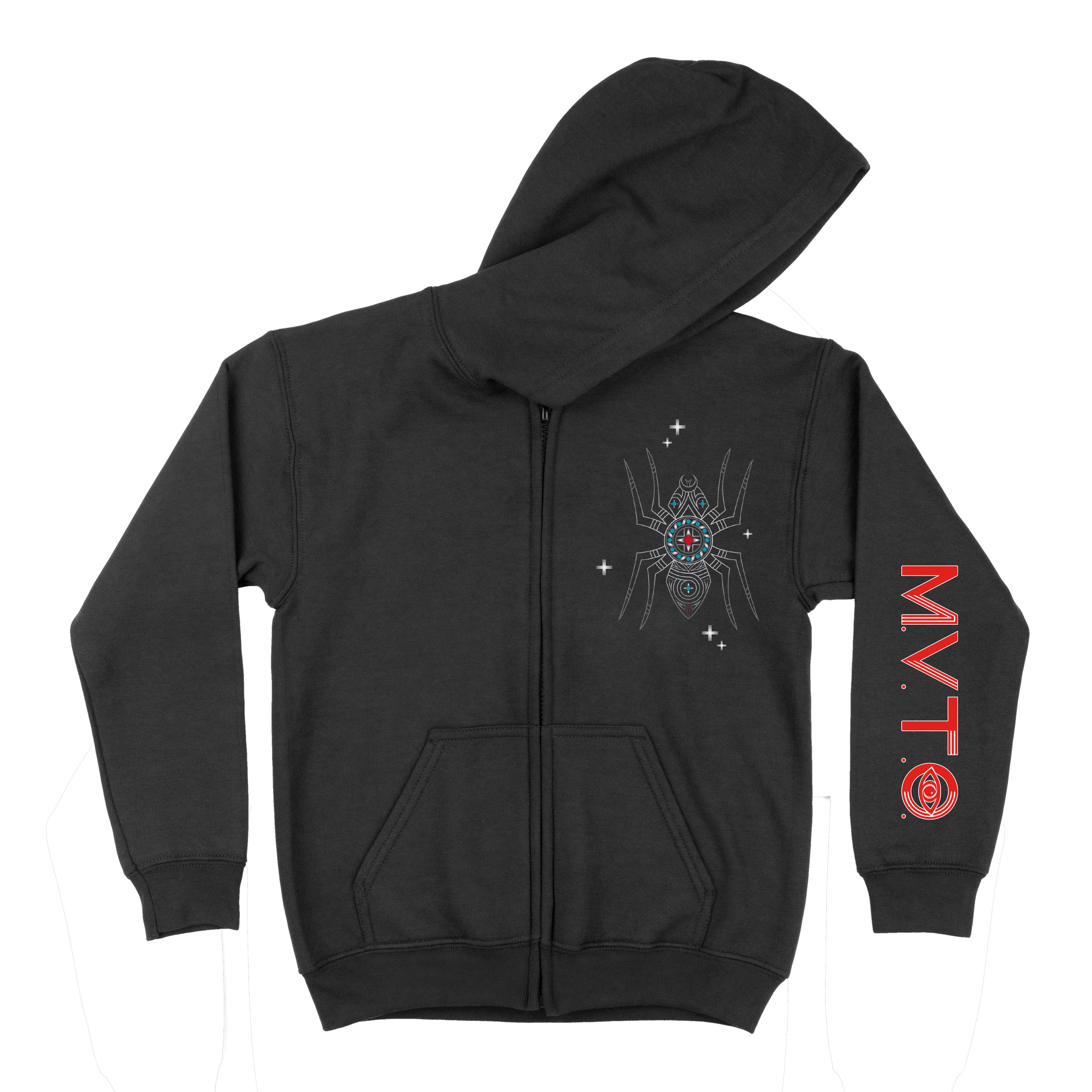 Spider Zip Up Hoodie | Kenneth Johnson Studio